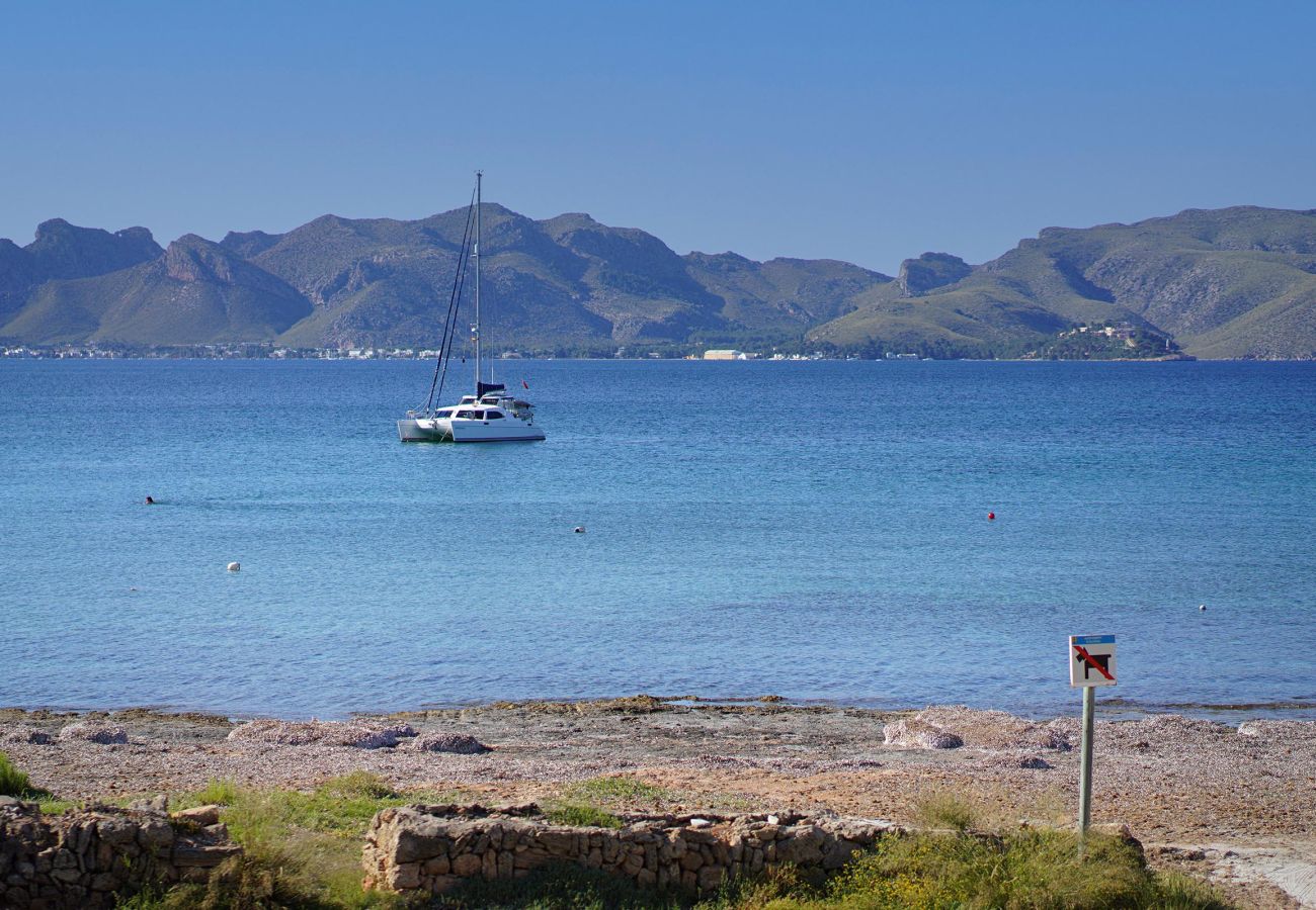 Villa en Alcúdia - AMOROS. Bonita villa con vistas al mar