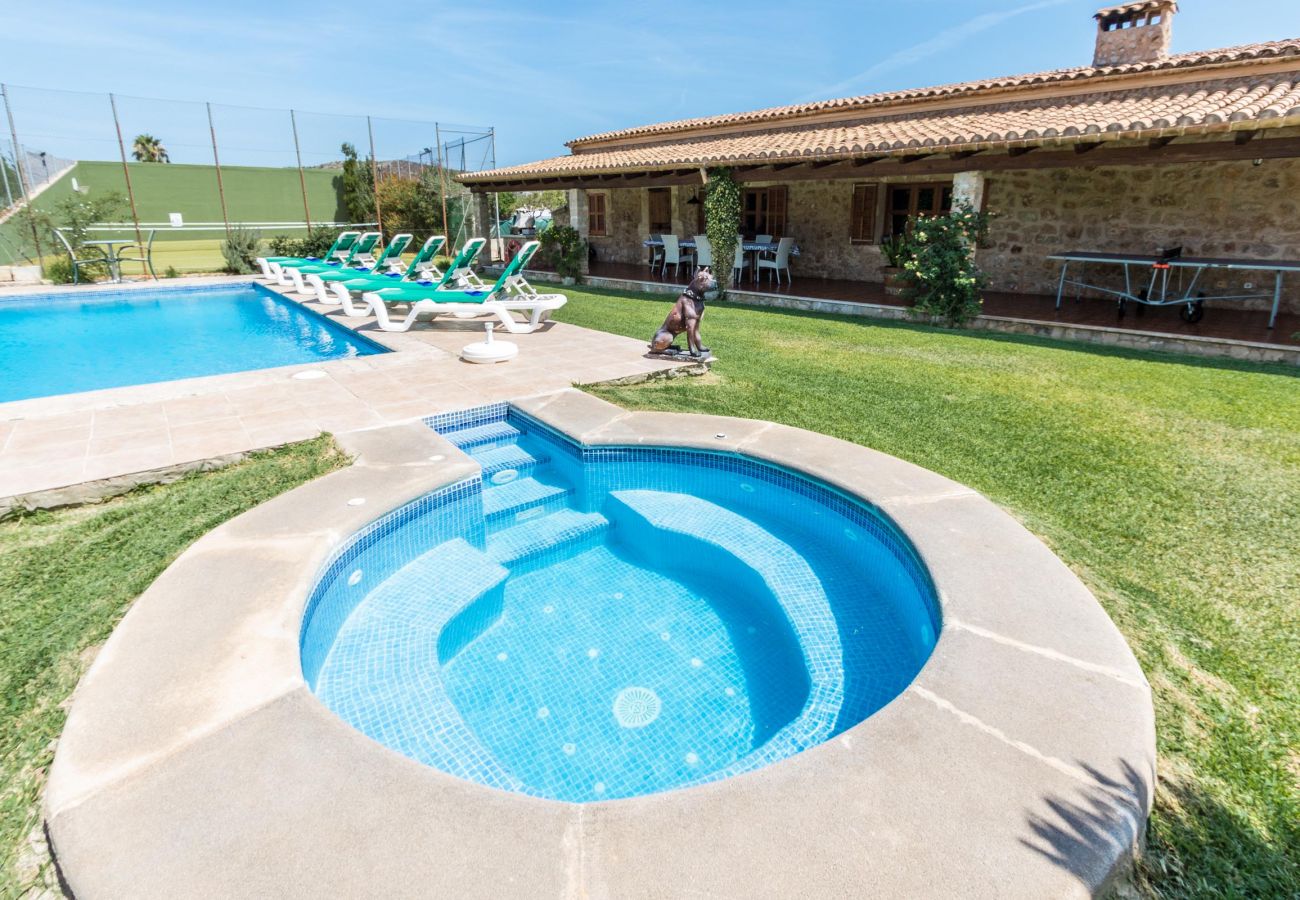 Villa in Puerto Pollensa - Antonia, nice villa with tennis cours near Port Pollensa. 