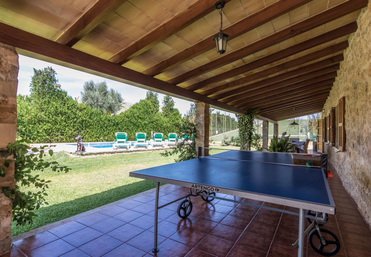 Villa in Puerto Pollensa - Antonia, nice villa with tennis cours near Port Pollensa. 