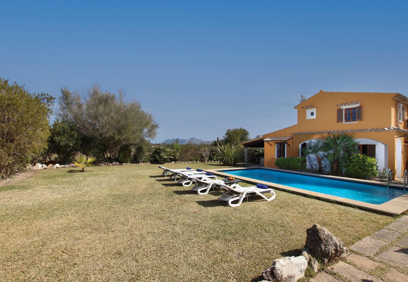 Villa in Pollensa - MARINA NOVA. A garden and pool that will delight young and old