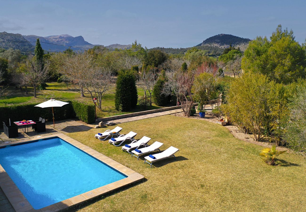 Villa in Pollensa - MARINA NOVA. A garden and pool that will delight young and old