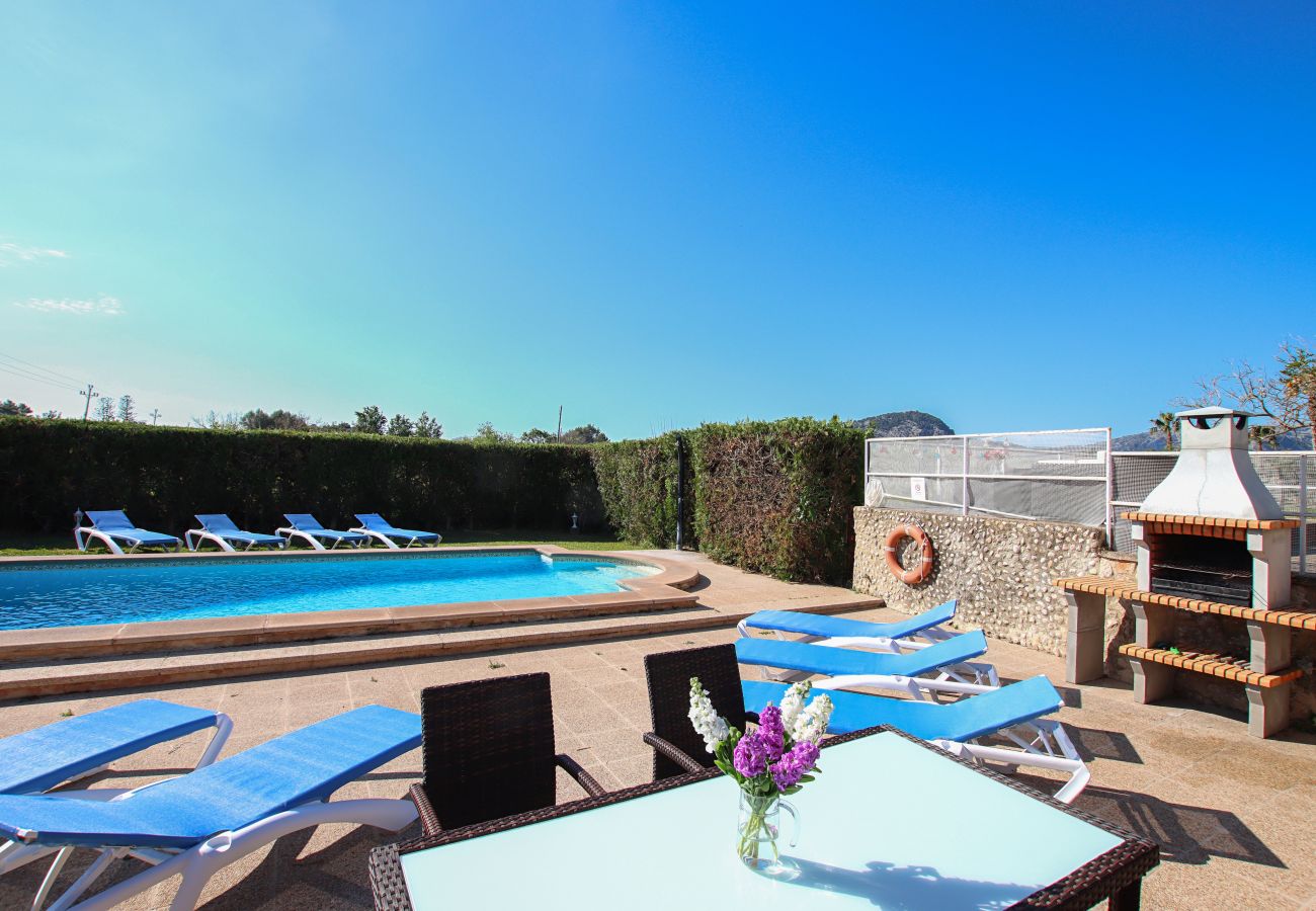 Villa in Pollensa - LLORENS (IVANA).  5 bedroom villa to enjoy with family and friends