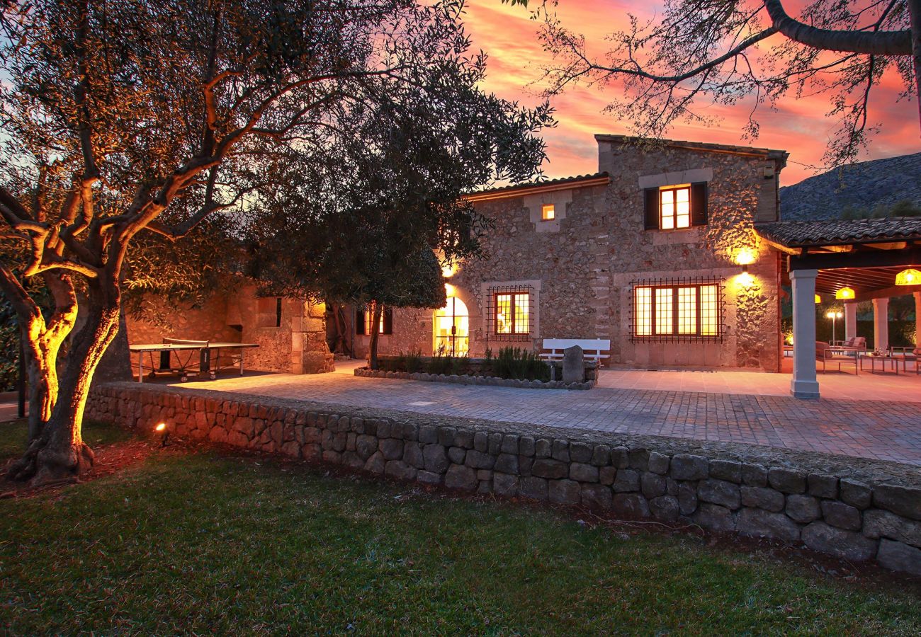 Villa in Pollensa - PAPA. Impressive large villa in the country close to Cala San Vicente